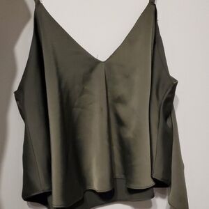 Topshop Green Tank Top